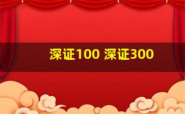 深证100 深证300